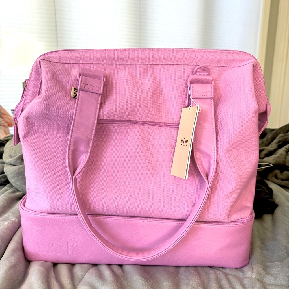 Beis Berry Pink Mini Weekender (LIMITED EDITION)